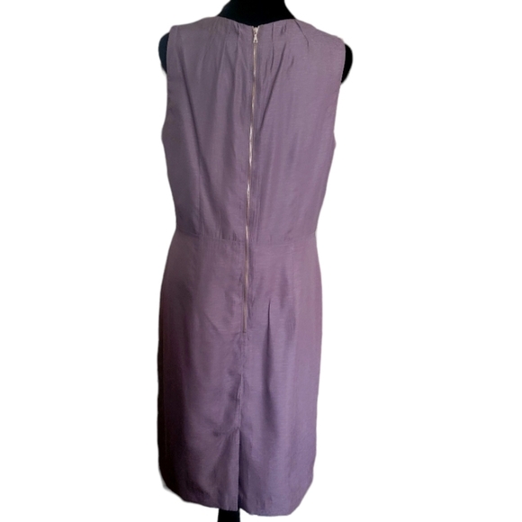 Ann Taylor LOFT Silk Look Dress Size 8 - Picture 2 of 4